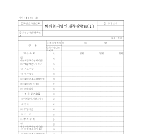 해외현지법인 재무상황표(1) 해외현지법인 재무상황표(1)